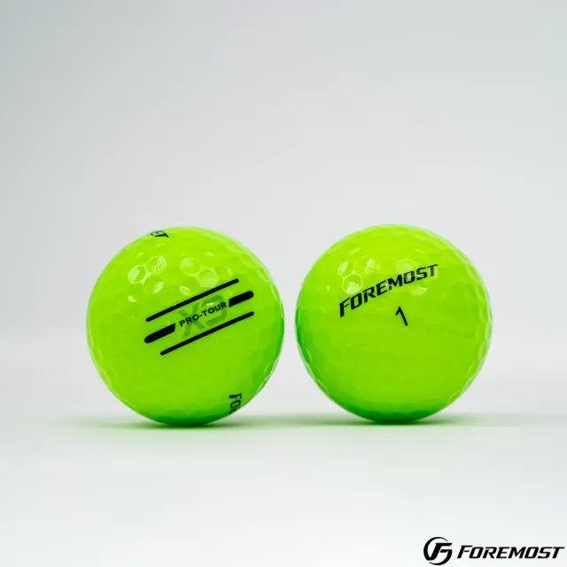 【Foremost】Pro-Tour X3 蘋果綠 三層球 高爾夫球(2024款  色球 漸變球 超遠距)