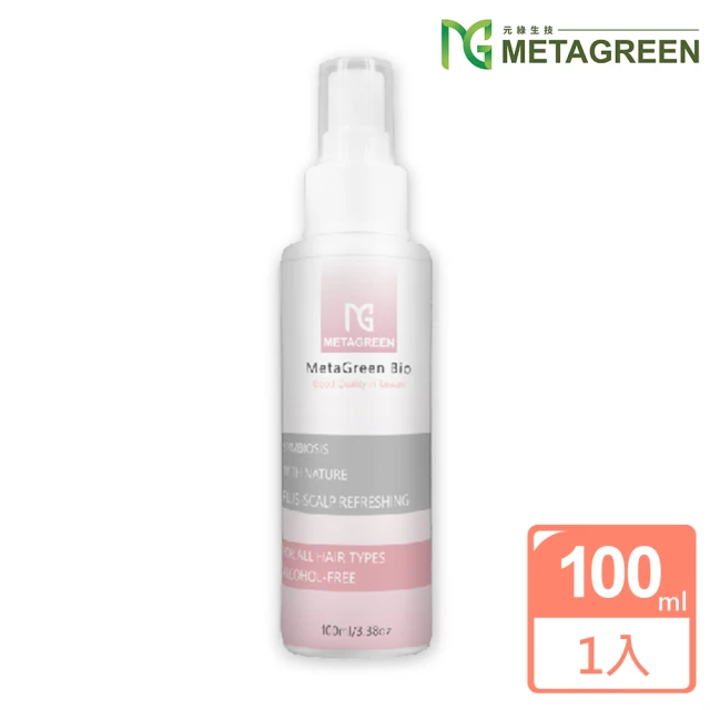 元綠生技 保加利亞玫瑰頭皮保濕噴劑 100ml(頭皮噴霧/頭皮護理/頭皮調理/頭皮水/頭皮養護)