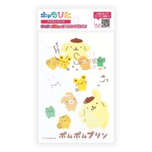 【小禮堂】Sanrio 三麗鷗 布製品專用熱轉印貼 - 角色款 酷洛米 布丁狗(平輸品)