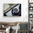 【菠蘿選畫所】來一杯咖啡 - 50x70cm(攝影咖啡裝飾掛畫/咖啡店裝飾/廚房掛畫/開店送禮)