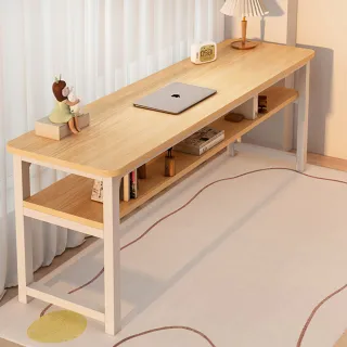 【HappyLife】窄式雙層書桌 120公分 Y11565(電腦桌 工作桌 餐桌 桌子 木桌 實木桌 木頭桌 辦公桌)