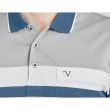 【Emilio Valentino 范倫鐵諾】男裝 吸濕速乾涼感彈性胸袋短袖POLO衫_白/藍/灰(15-4V8901)