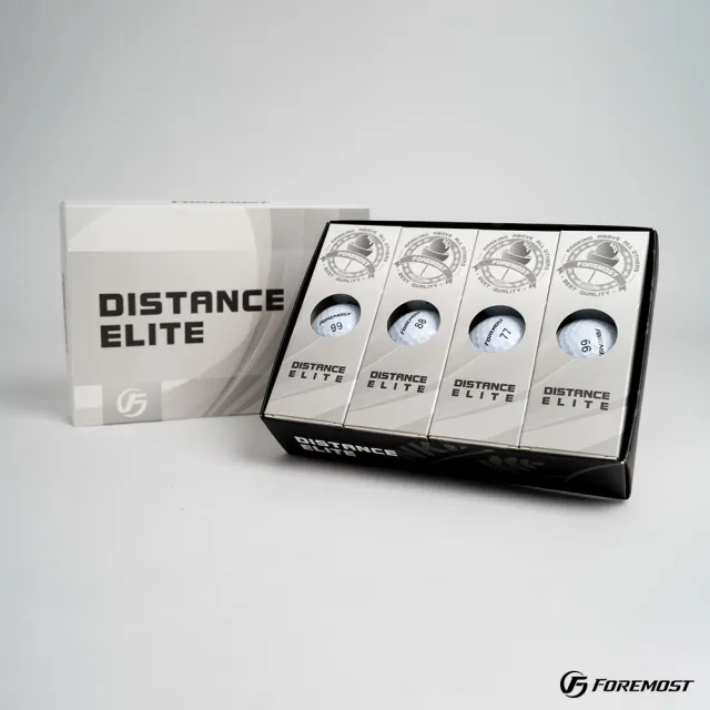 【Foremost】Distance Elite 二層球 高爾夫球(2024款 色球 小白球 超遠距)