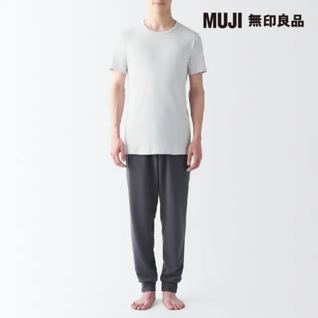 【MUJI 無印良品】男清爽舒適棉質圓領短袖T恤(共3色)