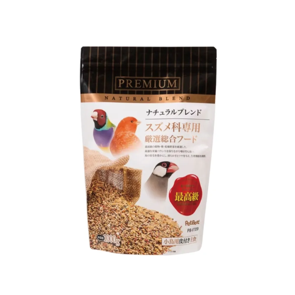 【PETBEST】觀賞鳥全方位飼料  雀科鳥類 1kg/包(鳥飼料)