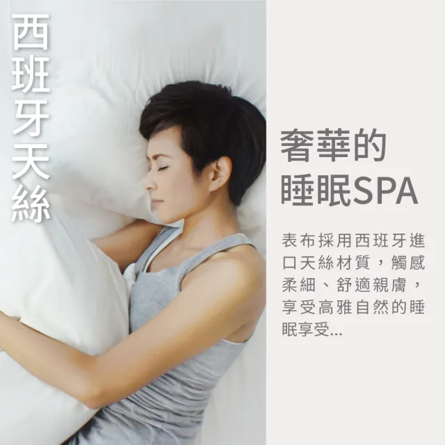【美國寢之堡】西班牙天絲床包式防水保潔墊(標準雙人5x6.2)