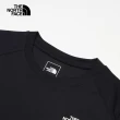 【The North Face 官方旗艦】北面男女款黑色吸濕排汗舒適短袖T恤｜8AUTJK3