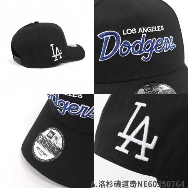 【NEW ERA】棒球帽 AF Script MLB NFL 940帽型 可調式帽圍 帽子 老帽 單一價(NE60350768)