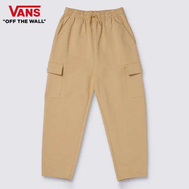 【VANS 官方旗艦】Baggy Cargo 女款奶茶色運動長褲