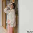 【MO-BO】透膚蕾絲緹花襯衫