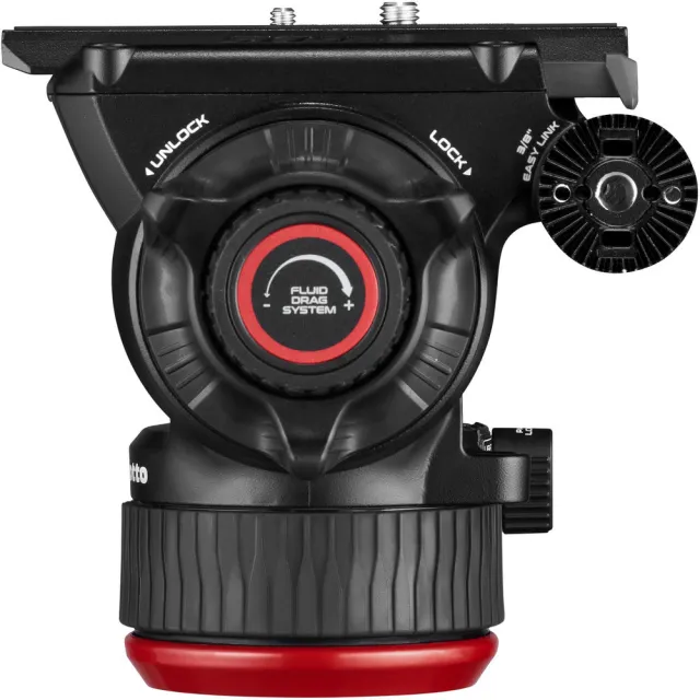 【Manfrotto 曼富圖】504X MVH504XAH 液壓攝錄兩用雲台(公司貨 油壓雲台 飛羽攝影 載重12公斤)