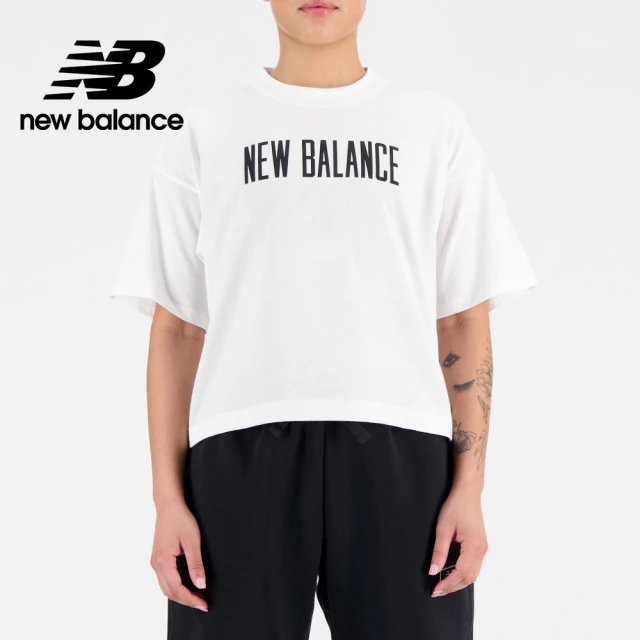 NEW BALANCE NB 涼感短版圓領短袖上衣_女性_白色_WT33172WT(美版 版型偏大)