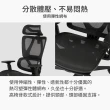 【NITORI 宜得利家居】人體工學椅 電腦椅 辦公椅 OC707 彈性網布 BK(人體工學椅 電腦椅 辦公椅)