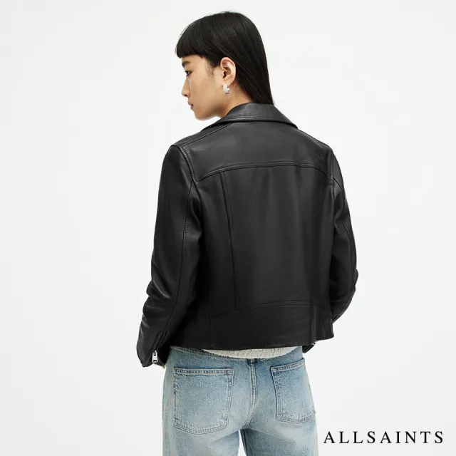 【ALLSAINTS】DALBY 簡約經典羊皮寬鬆騎士皮衣  W086LB(舒適版型)