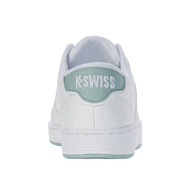 【K-SWISS】時尚運動鞋 Court Pro II CMF-女-白/粉綠(93629-994)