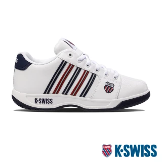 【K-SWISS】老爹鞋 Eadall-女-白/藍/紅(91353-163)