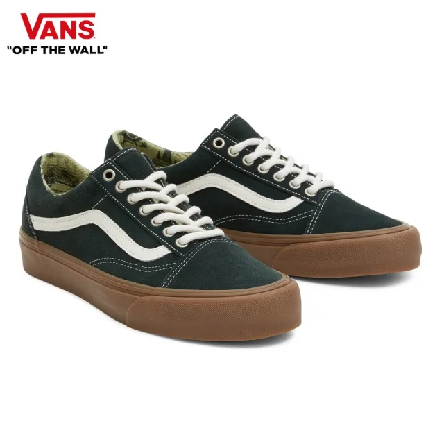 【VANS 官方旗艦】Old Skool VR3 男女款墨綠色滑板鞋/休閒鞋