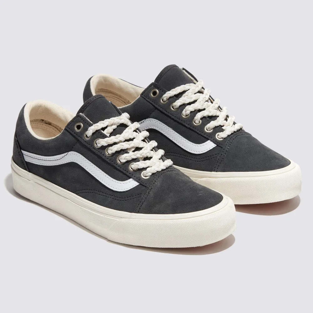 【VANS 官方旗艦】Old Skool VR3 男女款深灰色滑板鞋/休閒鞋