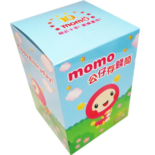 【MOMO親子台】6吋momo公仔存錢筒