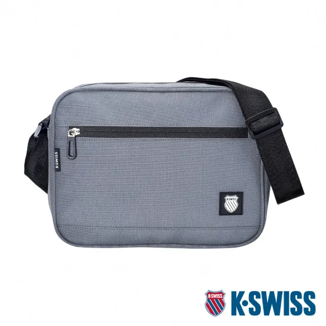 【K-SWISS】運動斜肩包 Shoulder Bag-灰(BG372-057)