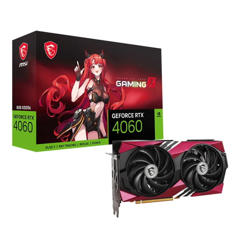 【MSI 微星】GeForce RTX 4060 GAMING X 8G MLG 顯示卡