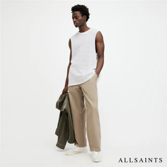 【ALLSAINTS】DRAX 純棉寬鬆無袖背心-白 MD520Z(舒適版型)