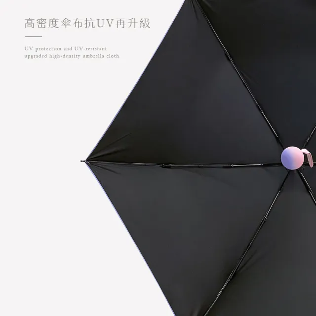 【雨之情】輕碳纖夢幻漸層折疊傘(加大傘面/防曬UPF50+)