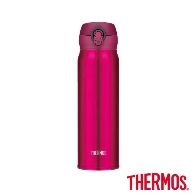 【THERMOS膳魔師】不鏽鋼超輕量彈蓋真空保溫瓶600ml(JNL-602)