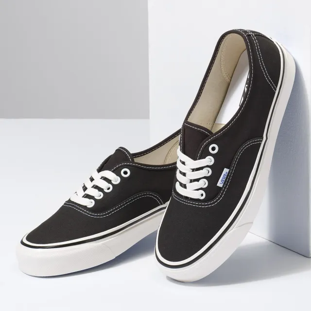 【VANS 官方旗艦】Authentic 44 DX 男女款黑白色滑板鞋/休閒鞋/帆布