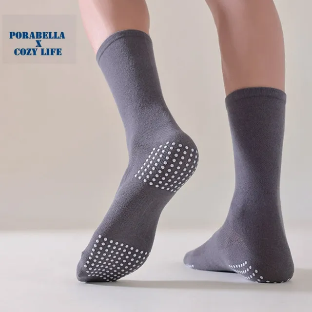 【Porabella】男生瑜珈襪 襪子 瑜珈襪 止滑中筒襪 普拉提襪 防滑襪 運動襪子 YOGA SOCKS