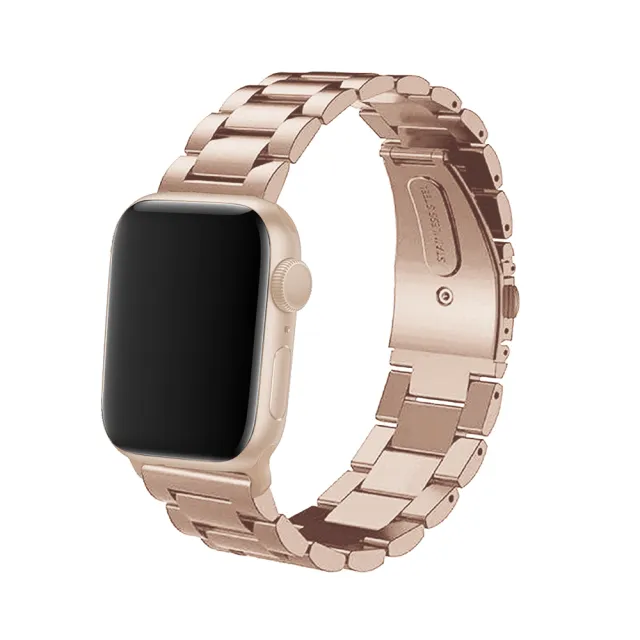 【Timo】Apple Watch 42/44/45/49mm 不鏽鋼金屬錶帶