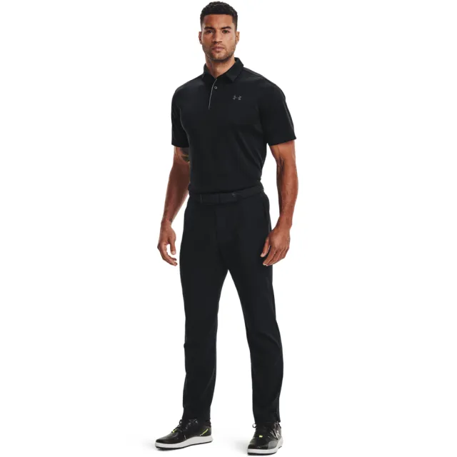 【UNDER ARMOUR】UA 男 Tech 短POLO_1290140-001(黑色)