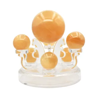 【鑫運來】◎吸金天庫黃冰晶七星陣(招財首選)