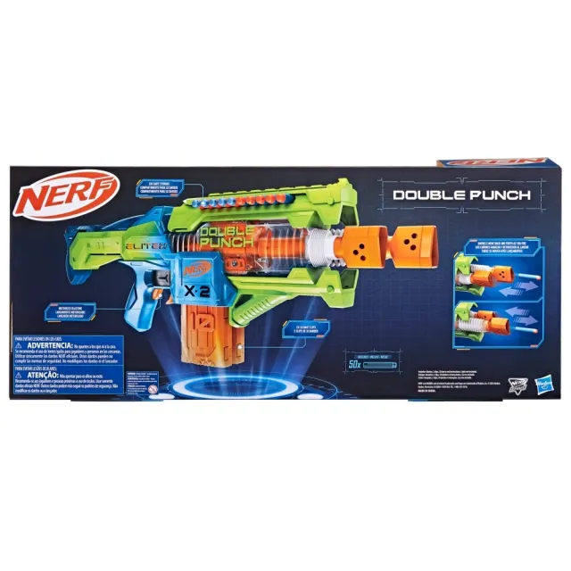 【NERF 樂活打擊】菁英系列(雙擊終結者電動射擊器 F6364)