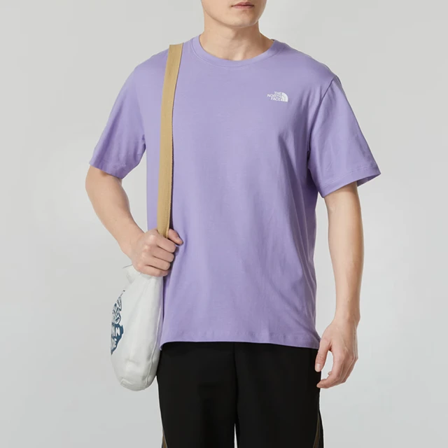 The North Face 北臉 上衣 男款 短袖上衣 運動 M ELBIO GRAPHIC SS TEE 紫 NF0A88GCPJO