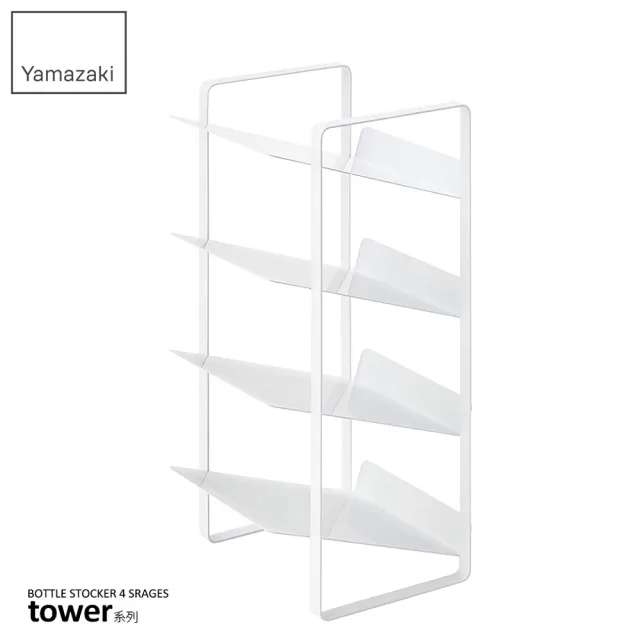 【YAMAZAKI】tower水槽下置物架-白（廚房收納/分層收納架/槽下收納架/衛浴收納架）