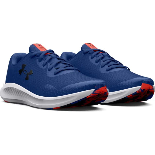 【UNDER ARMOUR】UA 男童 Charged Pursuit 3 慢跑鞋 運動鞋_3024987-403(藍色)