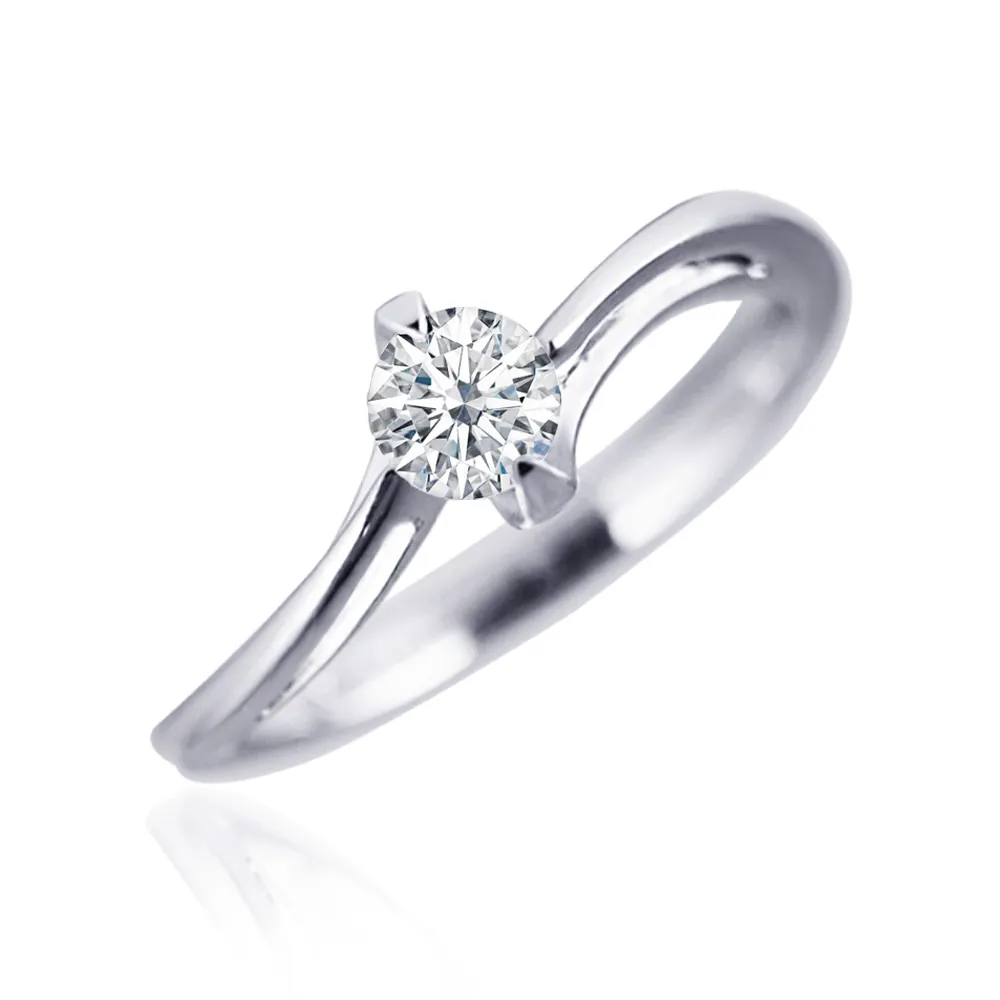 【ides 愛蒂思】情人送禮  精選求婚鑽戒20分八心八箭完美車工鑽石戒指