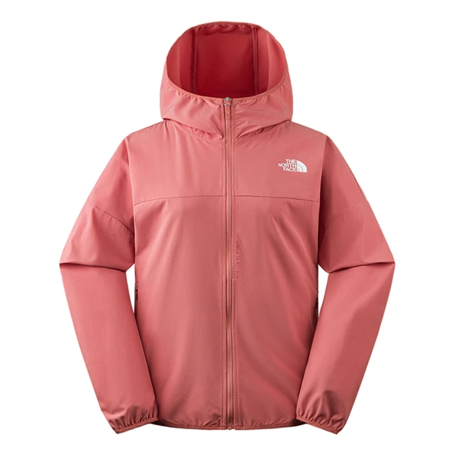 The North Face TNF 風衣外套 潑水防曬連帽 W NEW ZEPHYR WIND JACKET - AP 女 粉(NF0A7WCPNXQ)