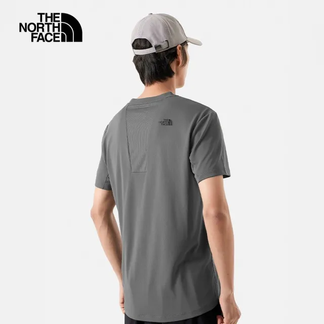 【The North Face】TNF 短袖上衣 吸濕排汗 M REAXION S/S TEE 2.0 - AP 男 灰(NF0A88260UZ)