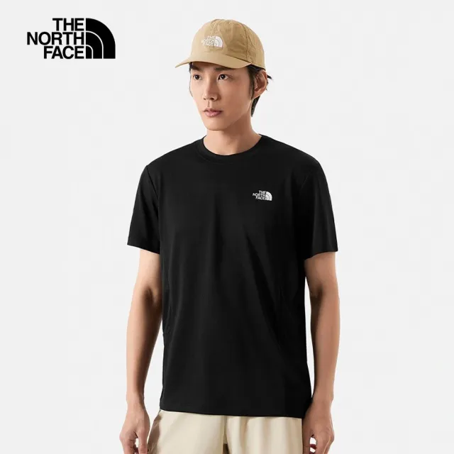 【The North Face】TNF 短袖上衣 吸濕排汗 M REAXION S/S TEE 2.0 - AP 男 黑(NF0A8826JK3)