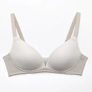 【Wacoal 華歌爾】無鋼圈自由美 B:4L/D:M-3L罩杯內衣 VBB253FB(亞麻灰)