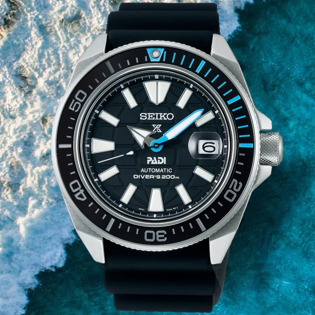 【SEIKO 精工】PROSPEX系列 DIVER SCUBA PADI聯名潛水機械腕錶 母親節 禮物  SK042(SRPG21K1/4R35-03W0I)