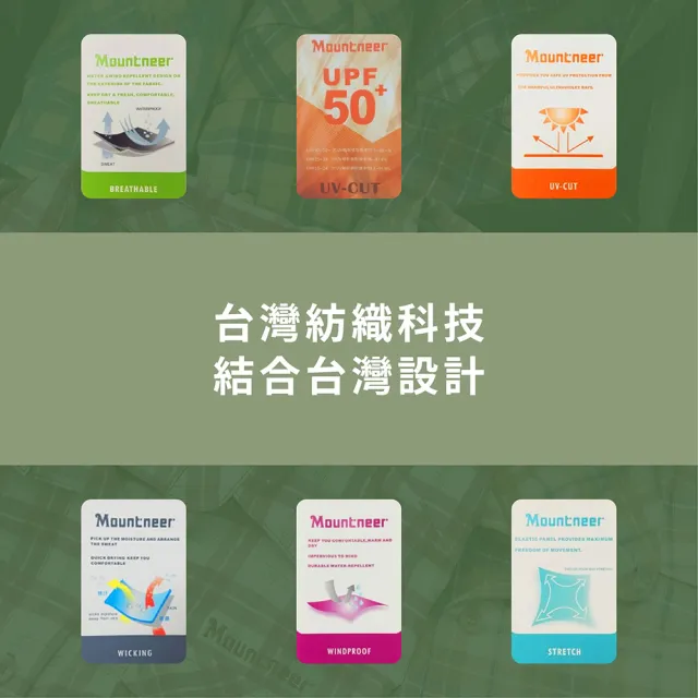 【Mountneer 山林】男透氣排汗長袖上衣-碧綠-51P47-62(T恤/男裝/上衣/休閒上衣)