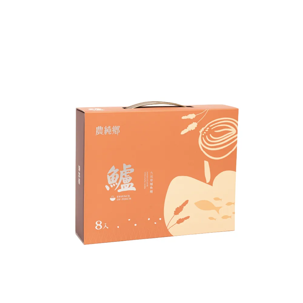 【農純鄉】九尾草鱸魚精禮盒 50毫升 x 8包/盒(常溫保存)