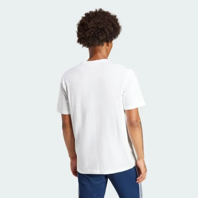 【adidas 愛迪達】Trefoil T-Shirt 男 短袖 上衣 T恤 運動 經典 三葉草 基本款 白(IV5353)