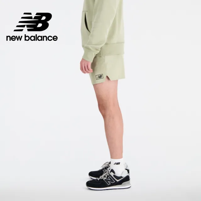 【NEW BALANCE】NB 鬆緊抽繩口袋休閒短褲_男性_綠色_MS33513FUG(美版 版型偏大)