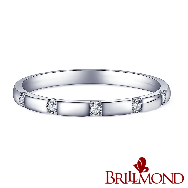 BRILLMOND JEWELRY 30分 18K金 交織鑽