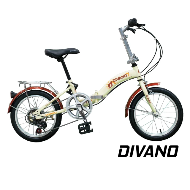 【DIVANO】16吋日本6速轉把摺疊車