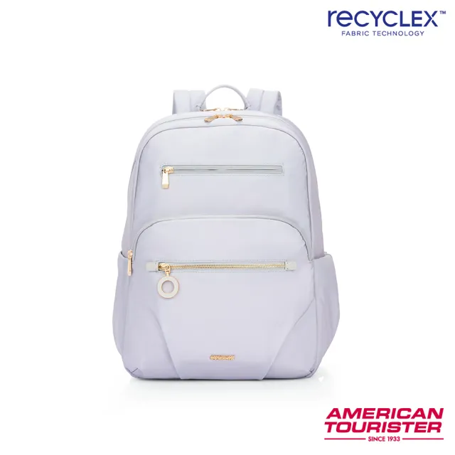 【AMERICAN TOURISTER 美國旅行者】ALIZEE AIMEE 日常休閒抗菌女性筆電後背包14吋(多色可選)